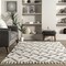 Nuloom Nerissa High/Low Diamond Tasseled Area Rug 5ft 3in x 7ft 6in OZNN10A-508 - alternate 2